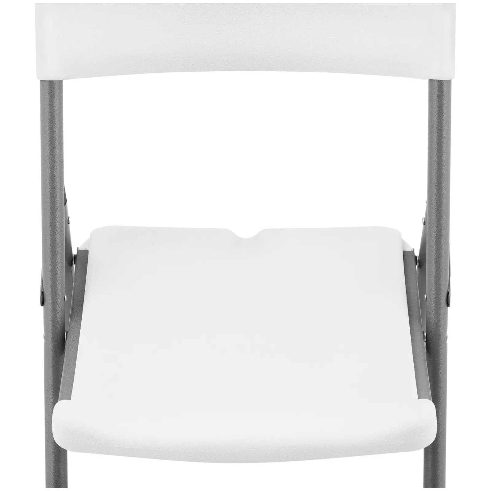 Skládací židle - 4 ks - Royal Catering - 180 kg - plocha pro sezení 40 x 38 cm - bílá barva