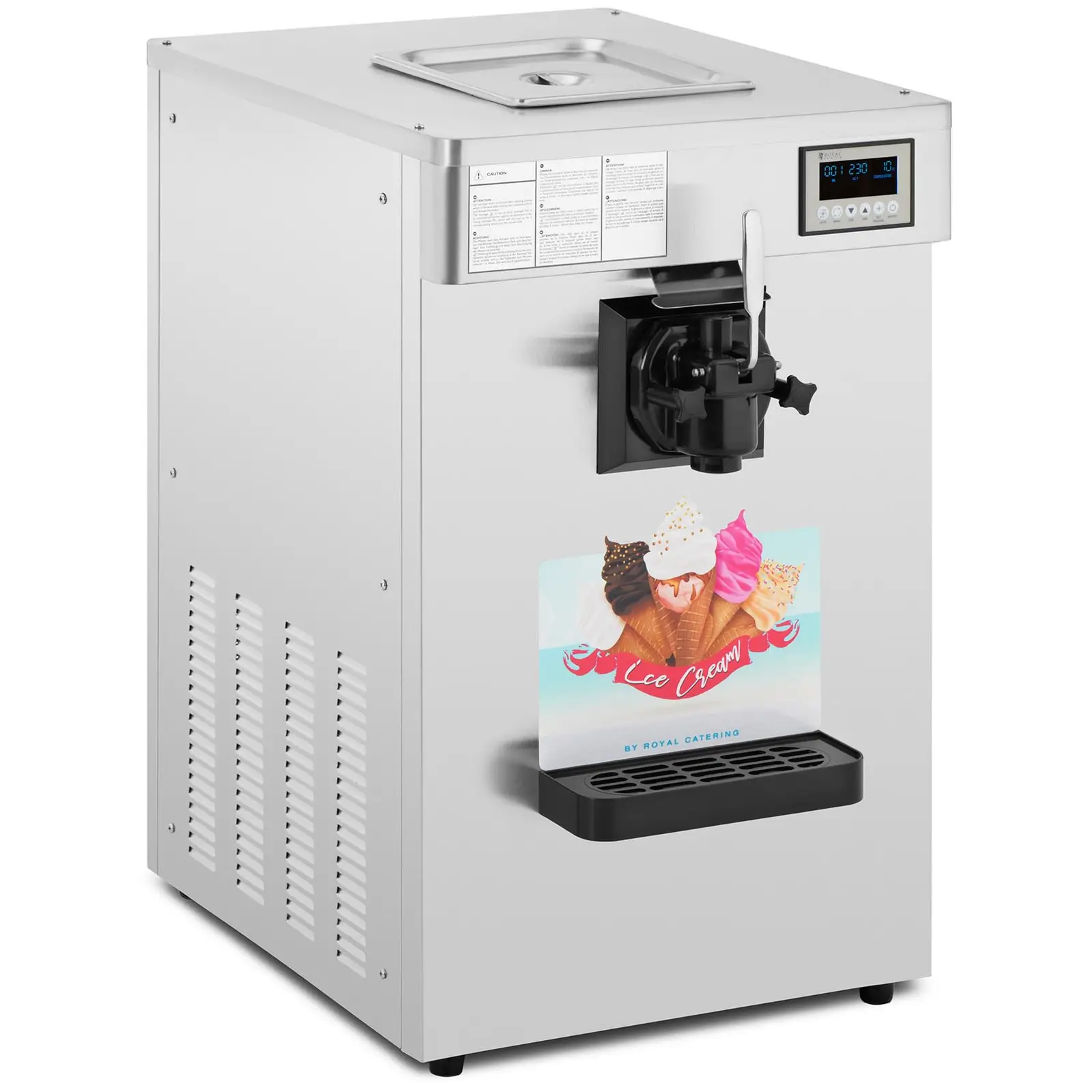 Stroj na točenou zmrzlinu - 1 150 W - 18 l/h - jednopákový - Royal Catering