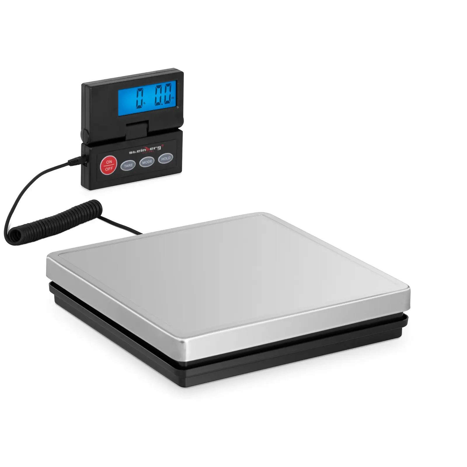 Digitální váha na balíky - 50 kg / 10 g - 25 x 25 cm - externí LCD