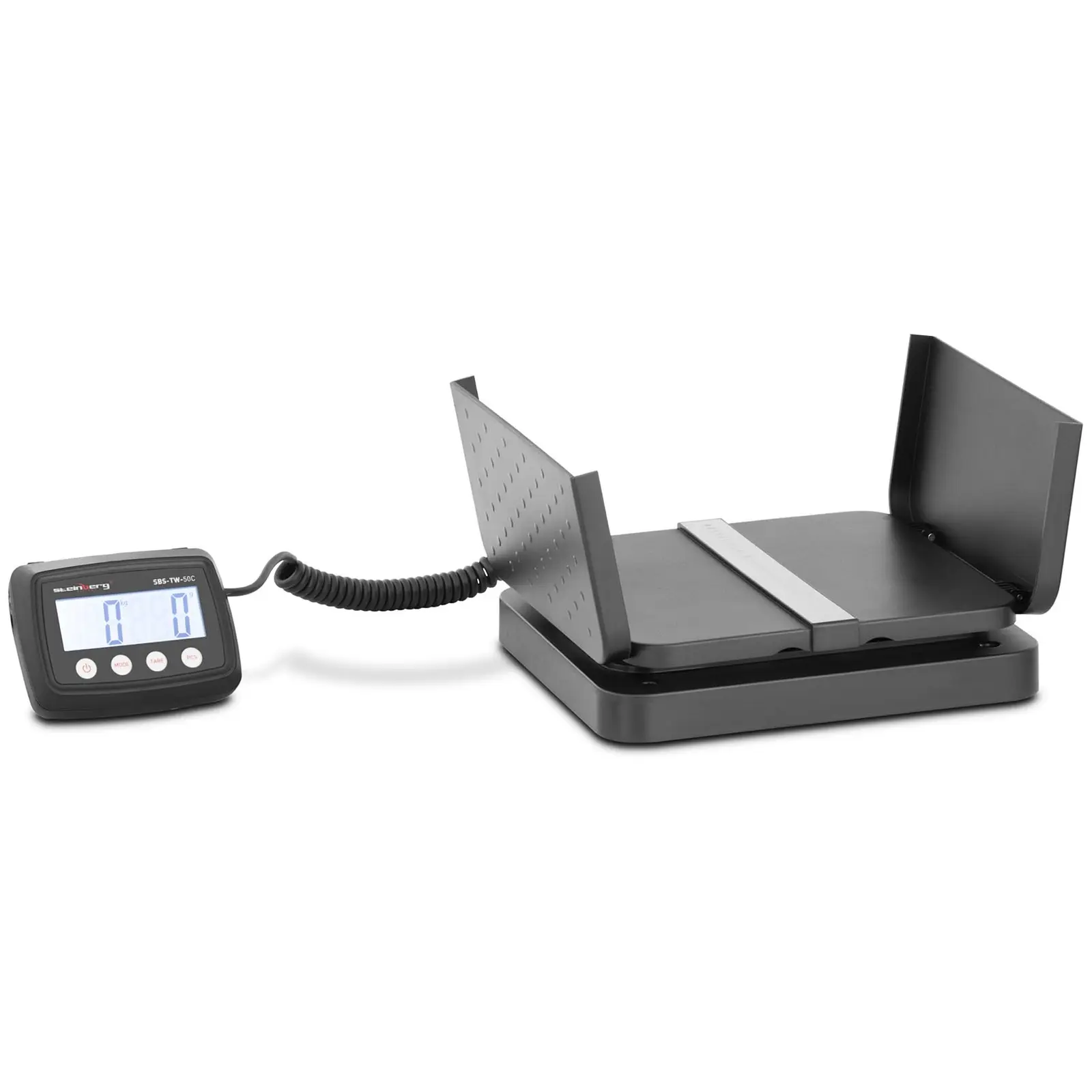 Digitální poštovní váha – 50 kg / 1g – 198 x 179 mm – externí LCD