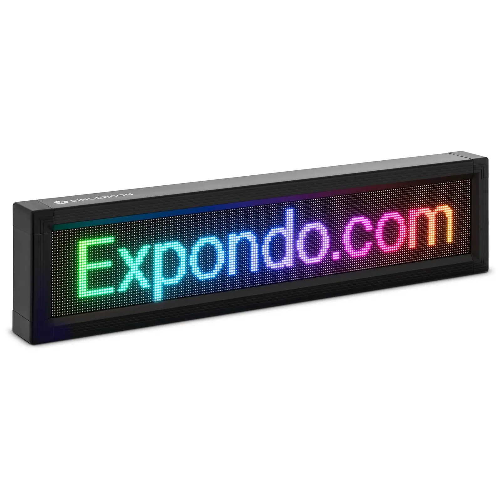 Textový LED panel 192 x 32 LED 67 x 19 cm programovatelný iOS / Android - Reklamní poutače Singercon