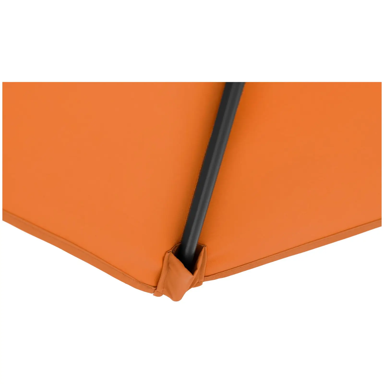 Boční slunečník - oranžový - kulatý - Ø 300 cm - naklápěcí a otočný