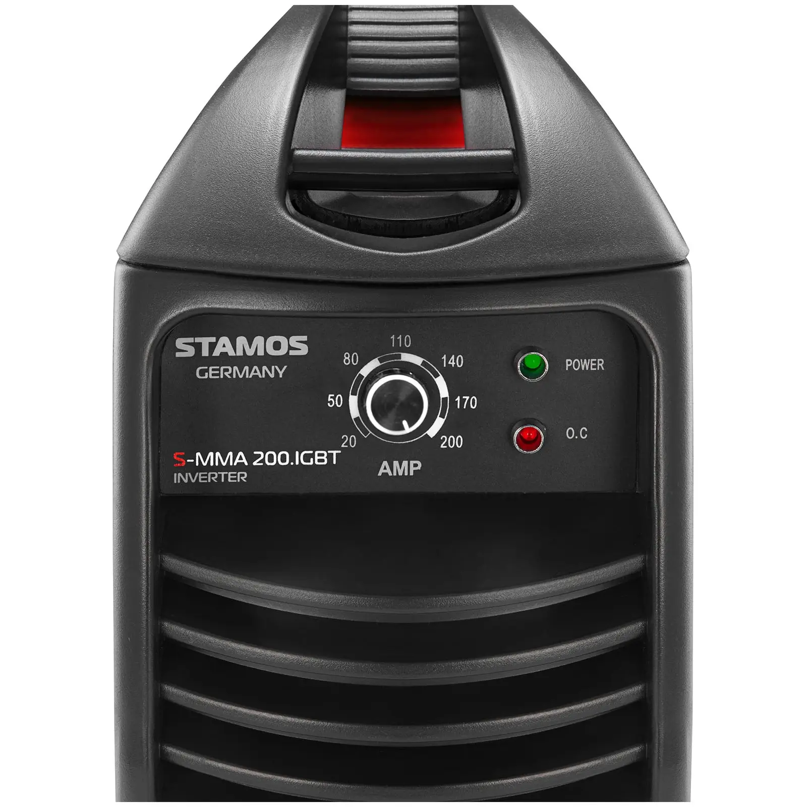 Svařovací set Elektrodová svářečka - 200 A - Hot Start - IGBT + Svářecí helma - Firestarter 500 - ADVANCED SERIES